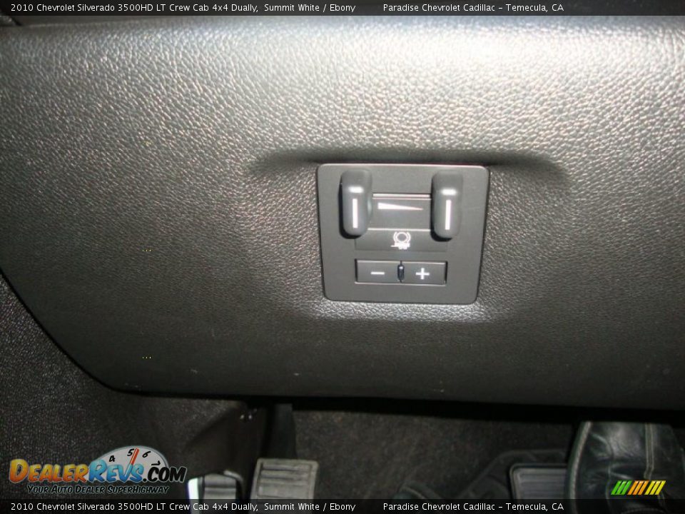 2010 Chevrolet Silverado 3500HD LT Crew Cab 4x4 Dually Summit White / Ebony Photo #28
