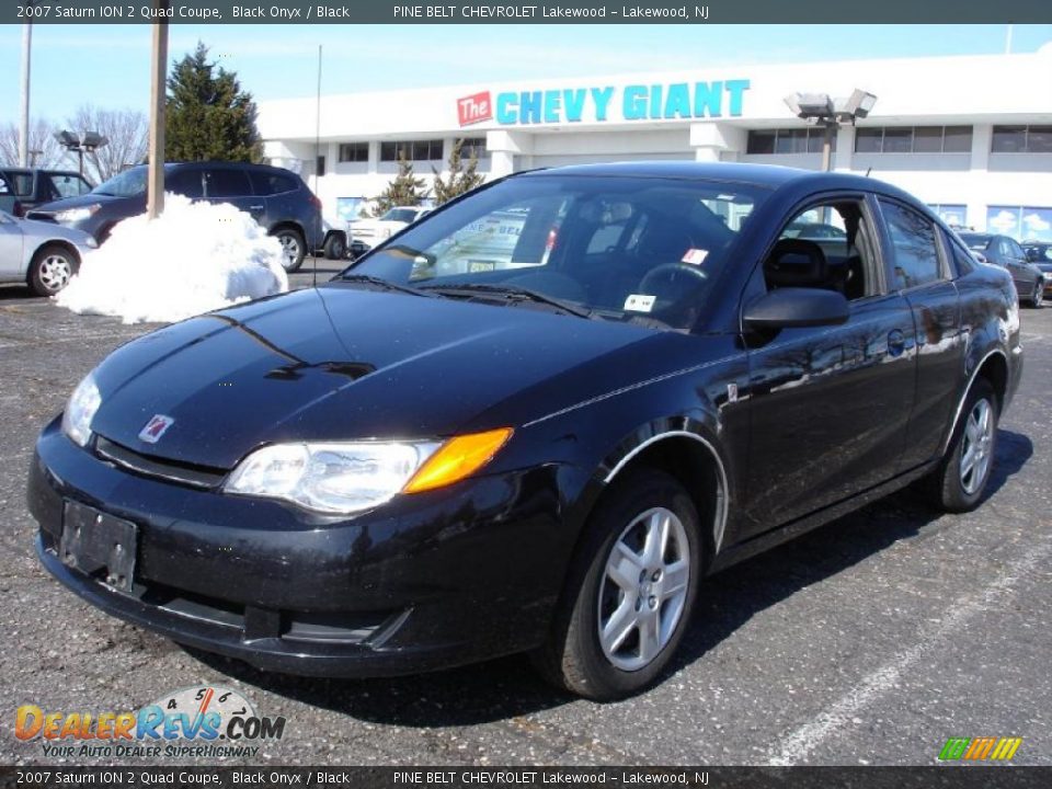 2007 Saturn ION 2 Quad Coupe Black Onyx / Black Photo #1