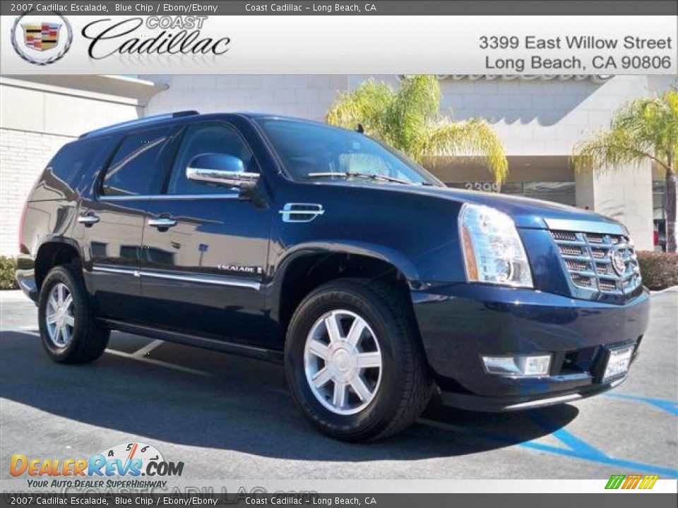 2007 Cadillac Escalade Blue Chip / Ebony/Ebony Photo #1