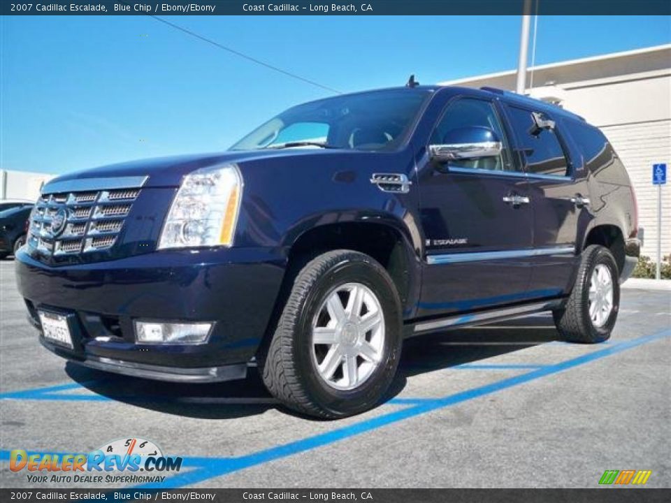 2007 Cadillac Escalade Blue Chip / Ebony/Ebony Photo #3