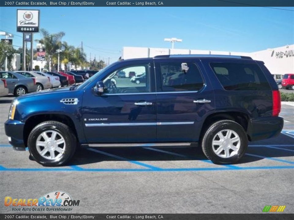2007 Cadillac Escalade Blue Chip / Ebony/Ebony Photo #5