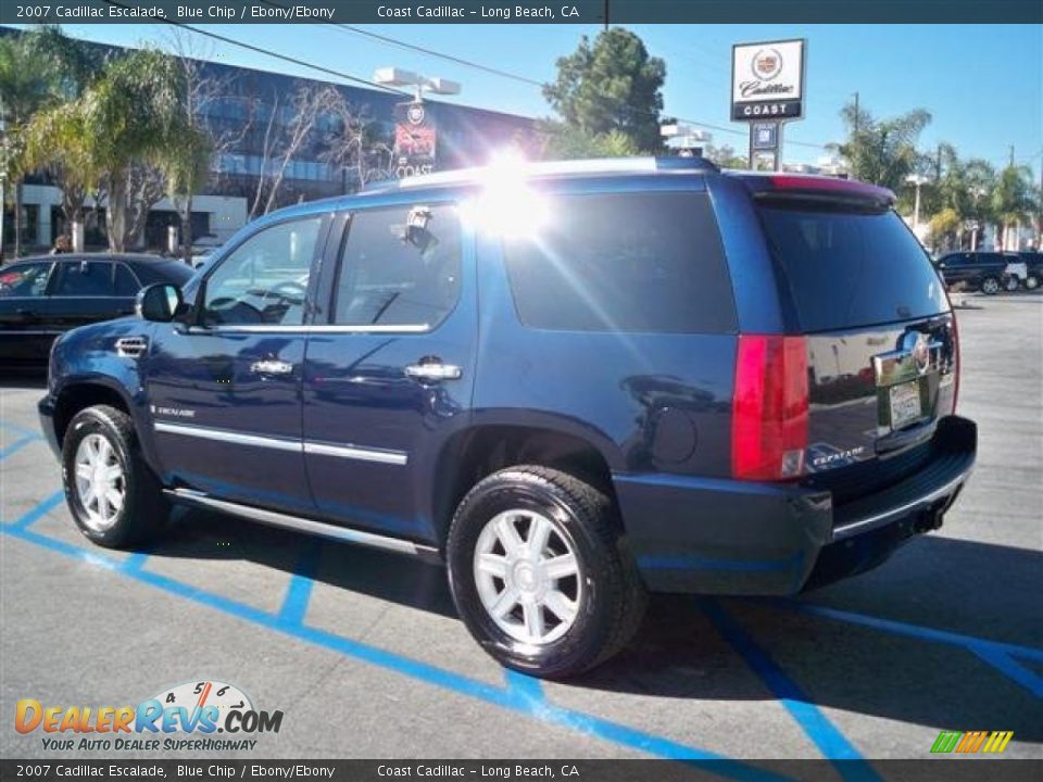2007 Cadillac Escalade Blue Chip / Ebony/Ebony Photo #6