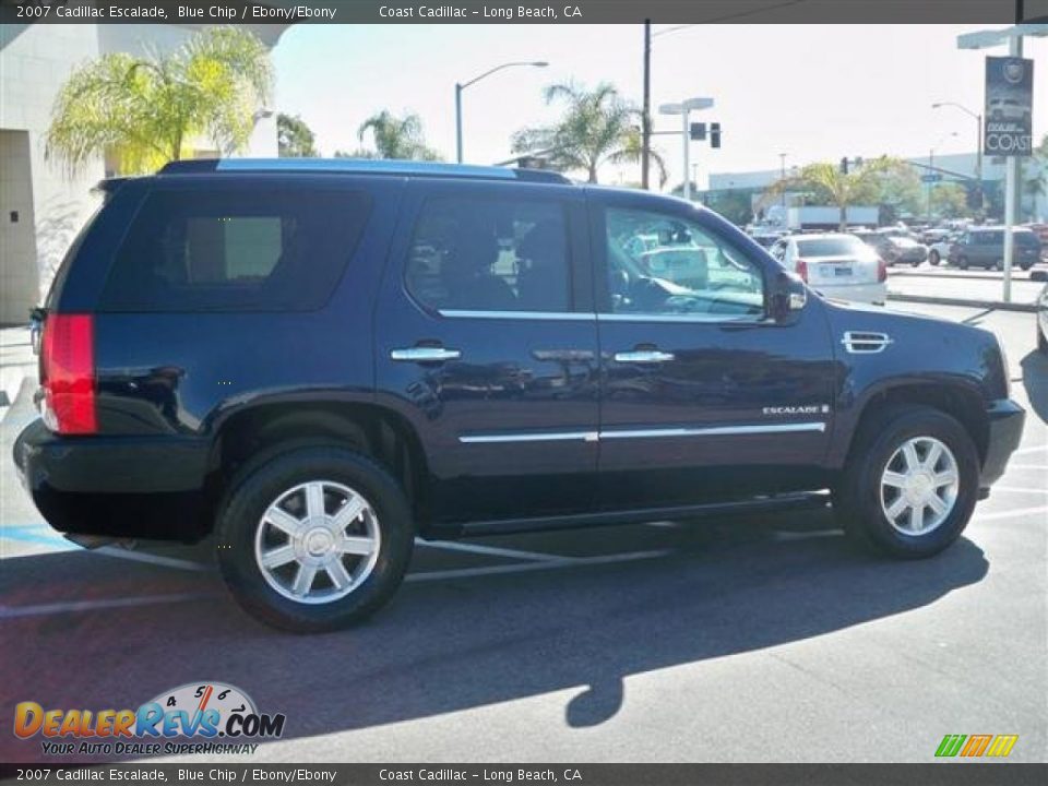 2007 Cadillac Escalade Blue Chip / Ebony/Ebony Photo #10