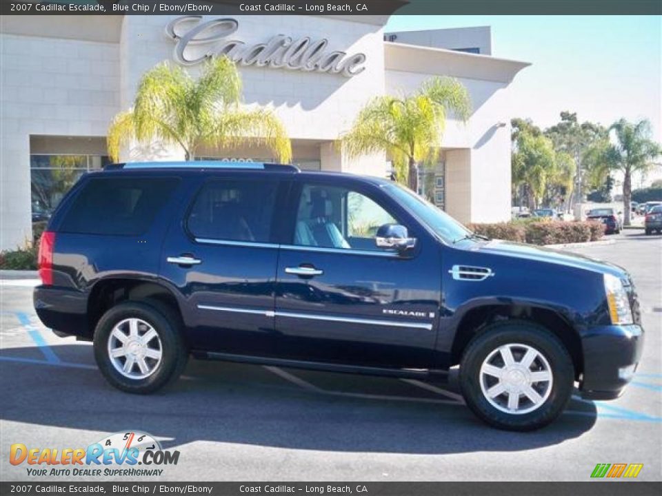 2007 Cadillac Escalade Blue Chip / Ebony/Ebony Photo #11