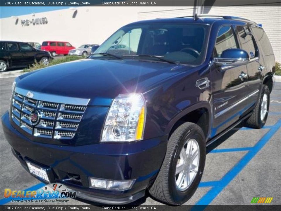 2007 Cadillac Escalade Blue Chip / Ebony/Ebony Photo #13