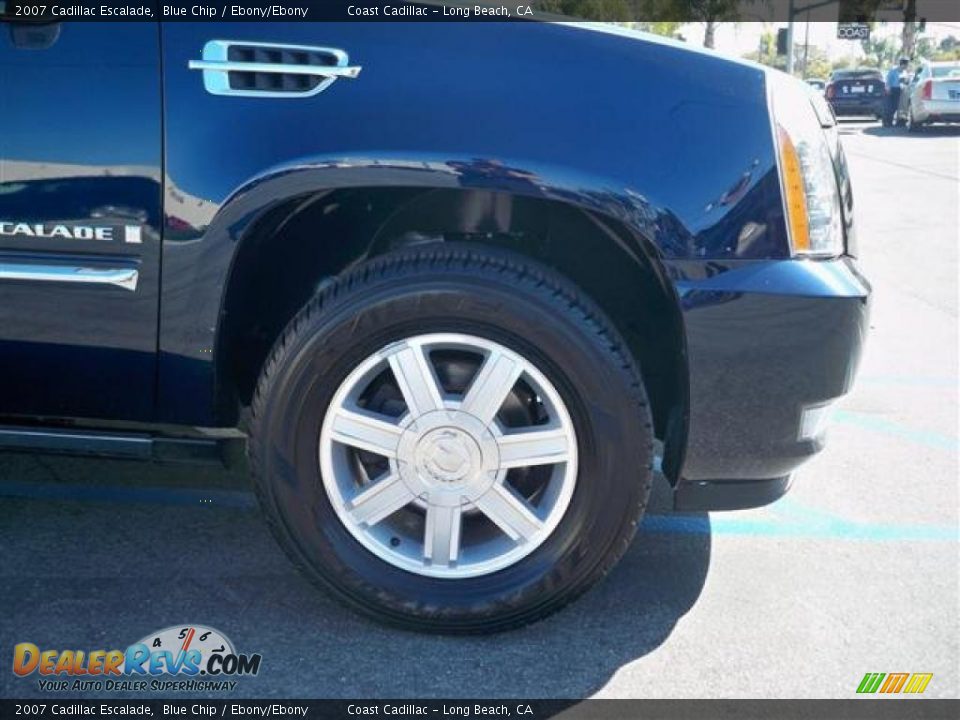 2007 Cadillac Escalade Blue Chip / Ebony/Ebony Photo #14