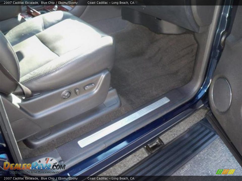 2007 Cadillac Escalade Blue Chip / Ebony/Ebony Photo #16