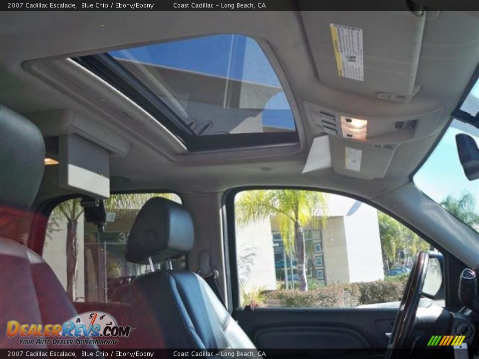2007 Cadillac Escalade Blue Chip / Ebony/Ebony Photo #17