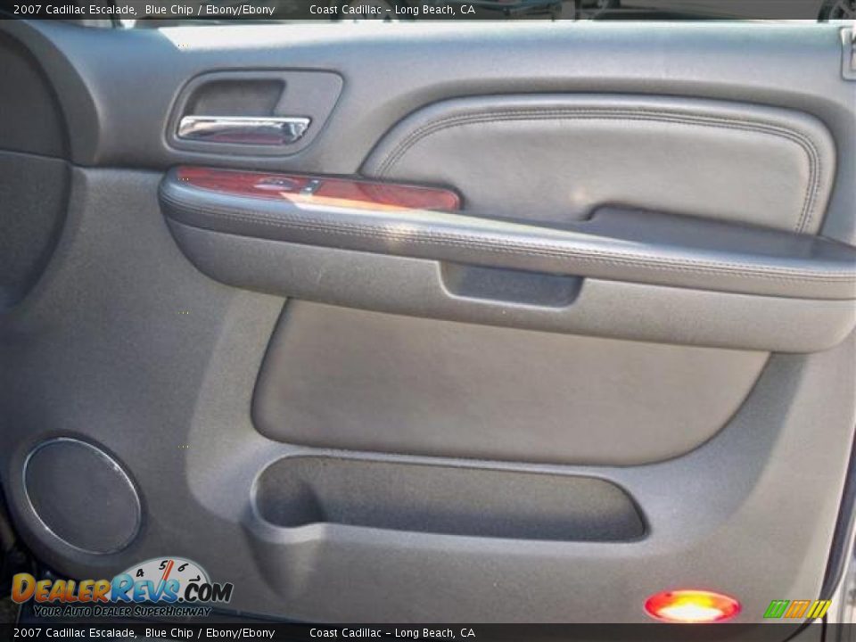 2007 Cadillac Escalade Blue Chip / Ebony/Ebony Photo #18