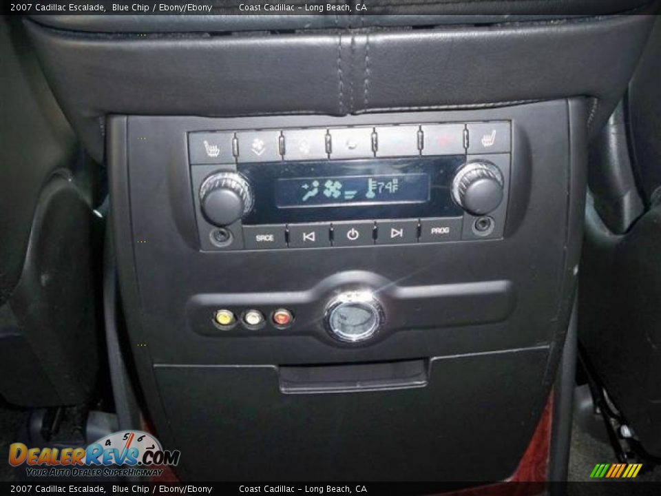 2007 Cadillac Escalade Blue Chip / Ebony/Ebony Photo #24