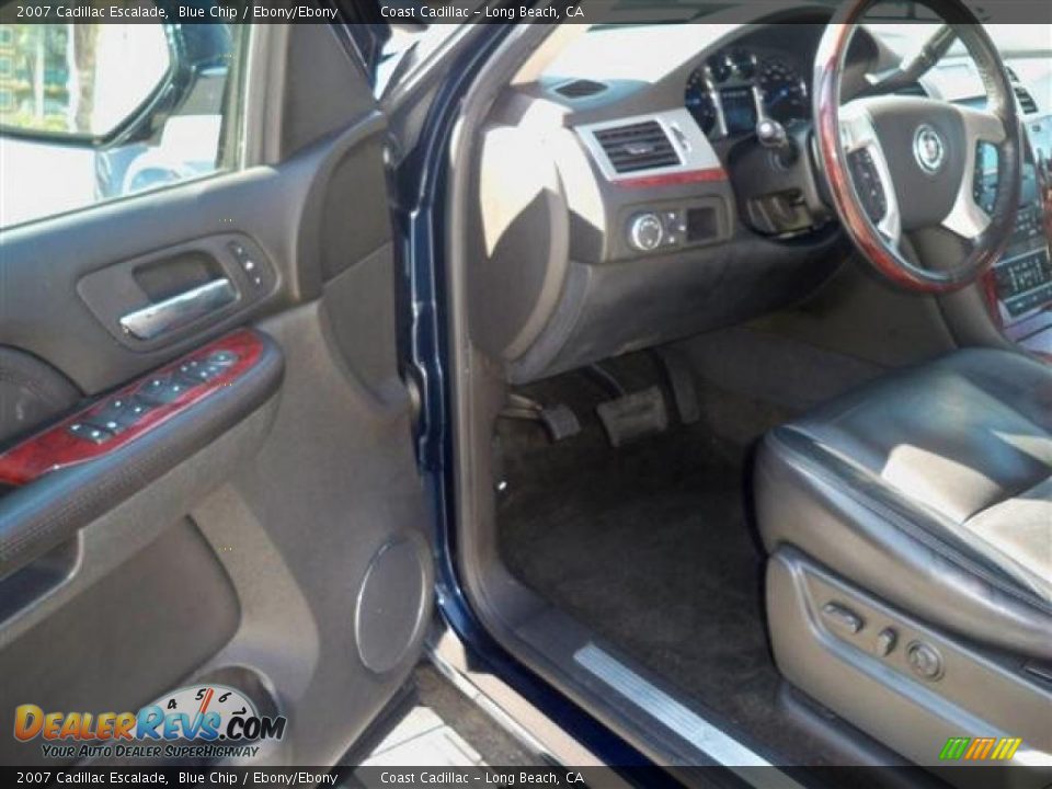 2007 Cadillac Escalade Blue Chip / Ebony/Ebony Photo #26