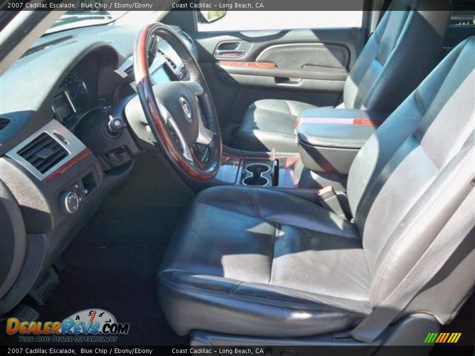 2007 Cadillac Escalade Blue Chip / Ebony/Ebony Photo #27