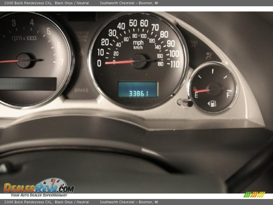 2006 Buick Rendezvous CXL Black Onyx / Neutral Photo #11
