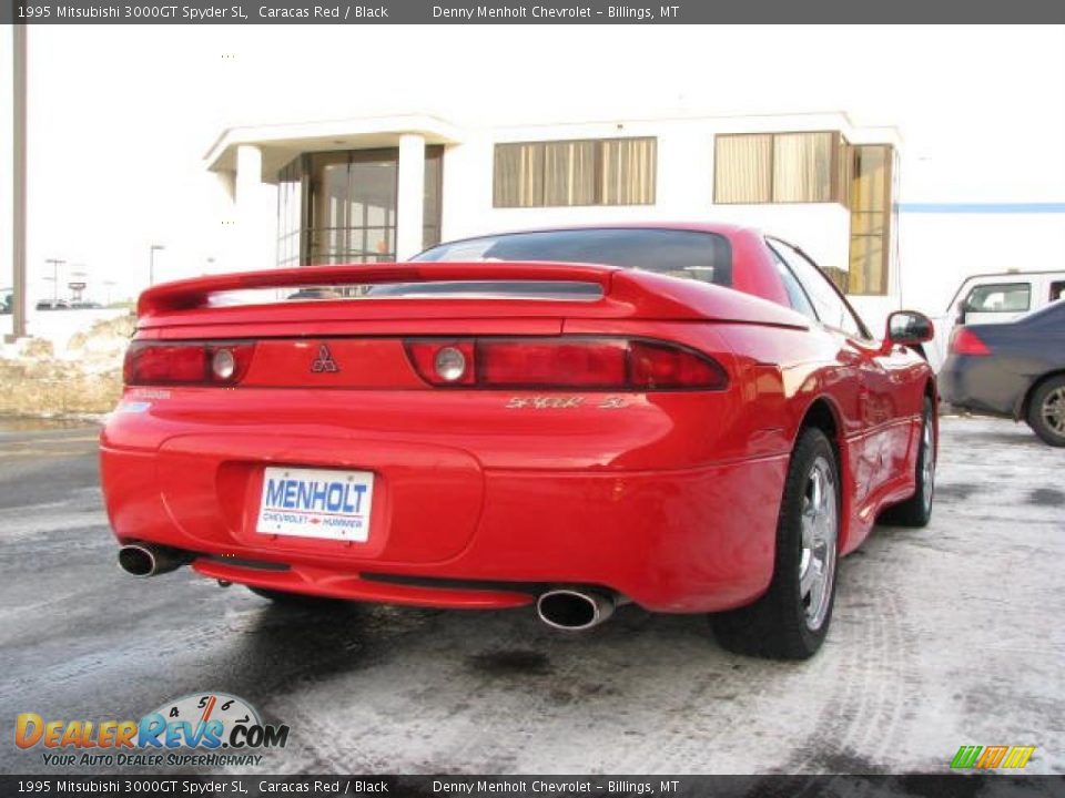 1995 Mitsubishi 3000GT Spyder SL Caracas Red / Black Photo #5