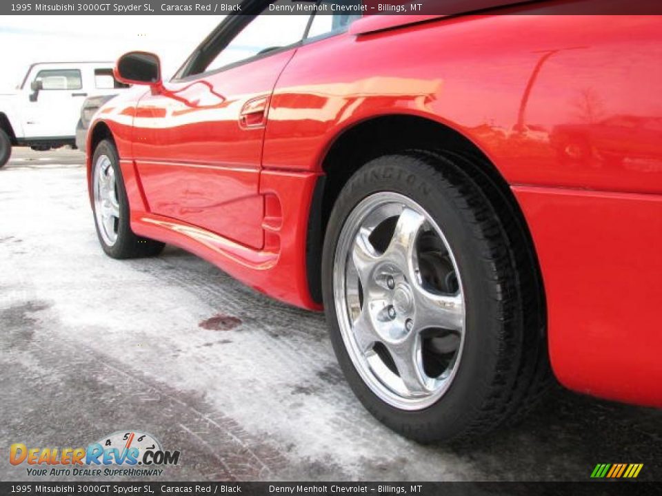 1995 Mitsubishi 3000GT Spyder SL Caracas Red / Black Photo #7