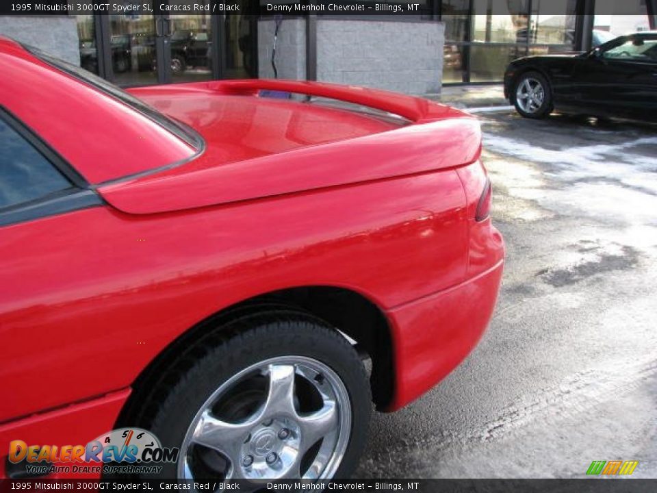 1995 Mitsubishi 3000GT Spyder SL Caracas Red / Black Photo #10