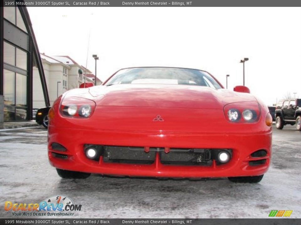 1995 Mitsubishi 3000GT Spyder SL Caracas Red / Black Photo #12