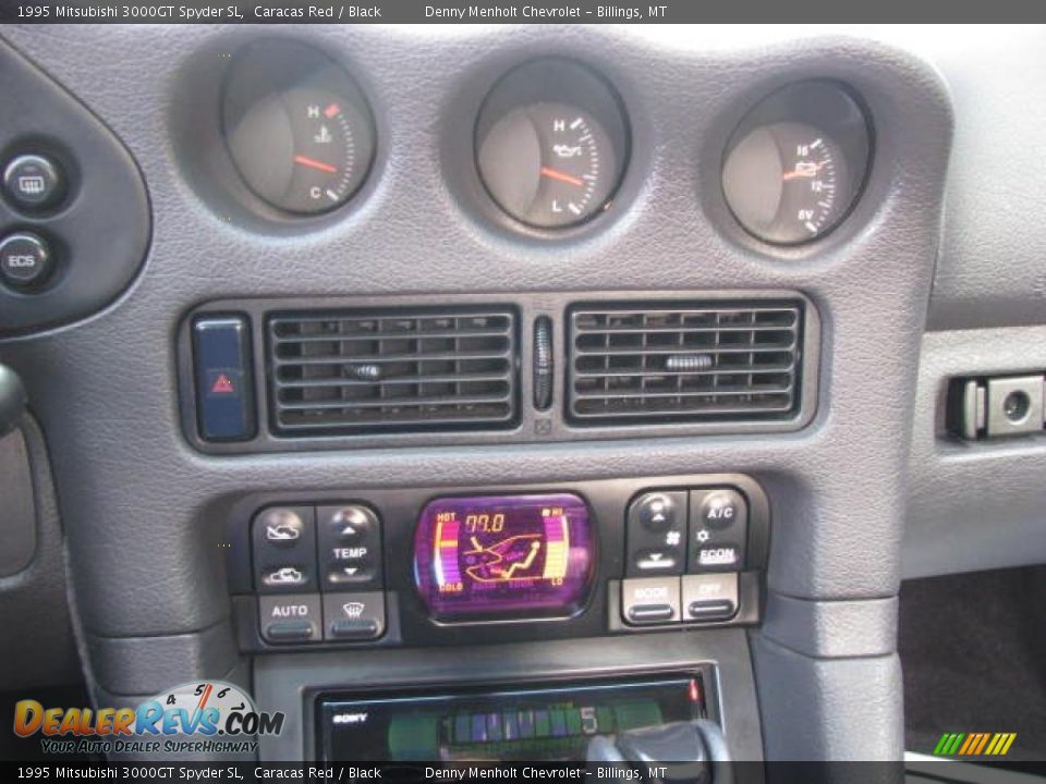 1995 Mitsubishi 3000GT Spyder SL Caracas Red / Black Photo #17