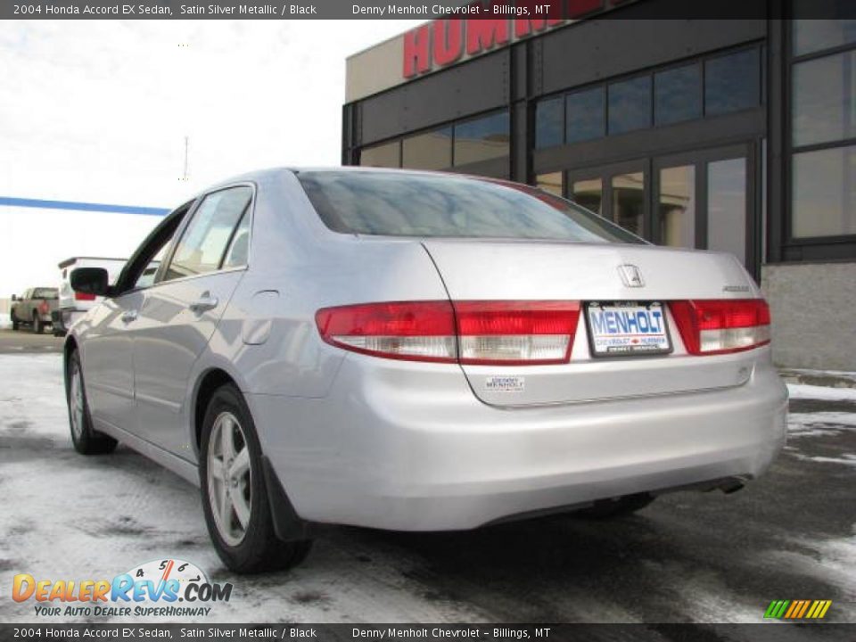 2004 Honda Accord EX Sedan Satin Silver Metallic / Black Photo #6