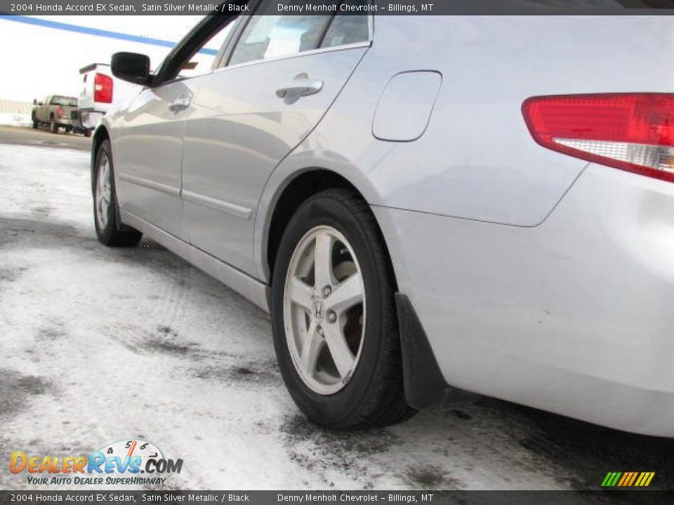 2004 Honda Accord EX Sedan Satin Silver Metallic / Black Photo #7