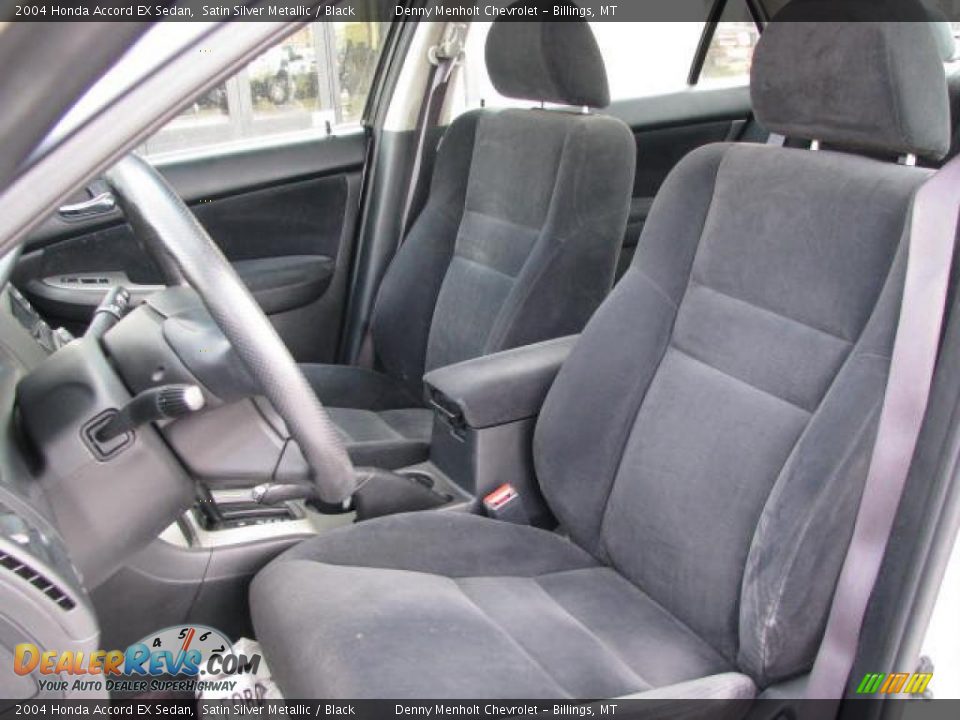 2004 Honda Accord EX Sedan Satin Silver Metallic / Black Photo #10