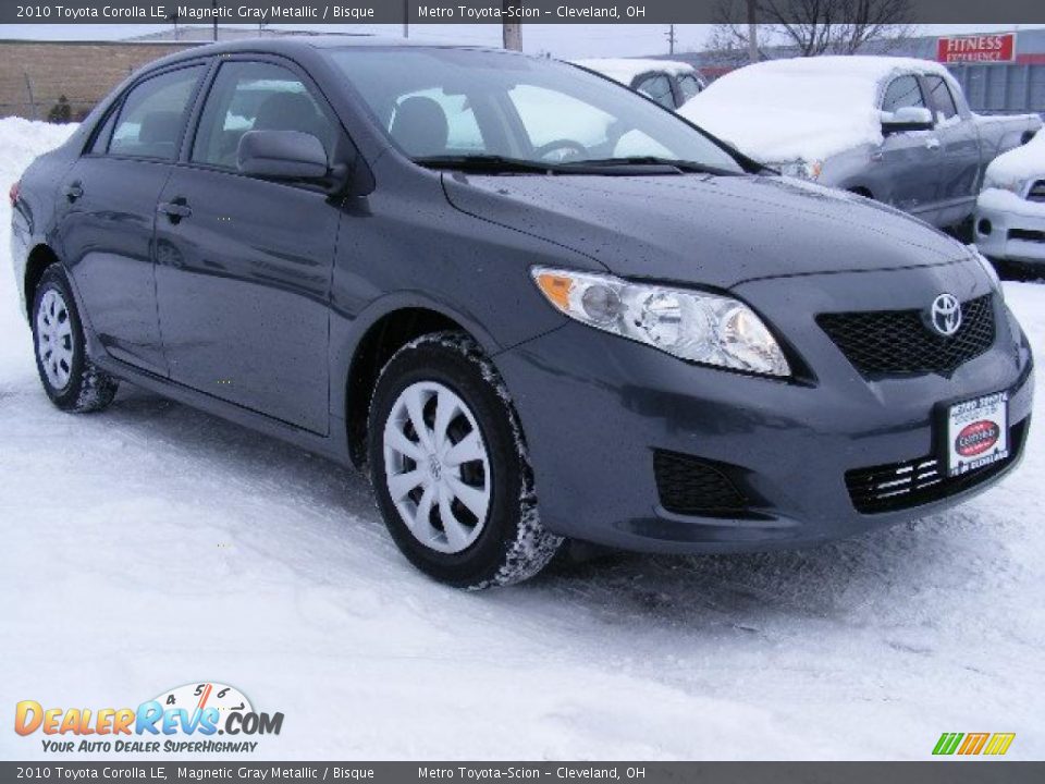 2010 Toyota Corolla LE Magnetic Gray Metallic / Bisque Photo #1