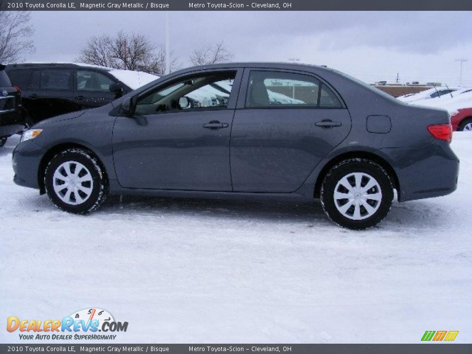 2010 Toyota Corolla LE Magnetic Gray Metallic / Bisque Photo #6