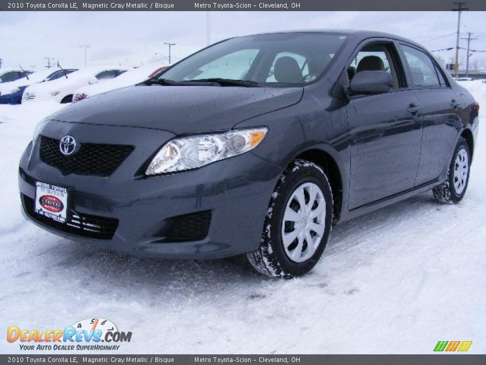 2010 Toyota Corolla LE Magnetic Gray Metallic / Bisque Photo #7