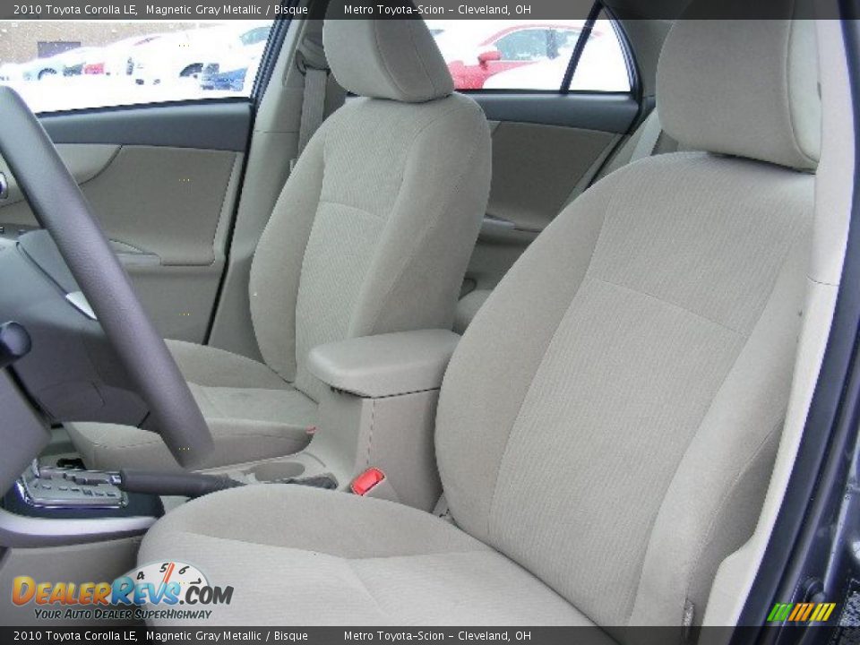 2010 Toyota Corolla LE Magnetic Gray Metallic / Bisque Photo #9