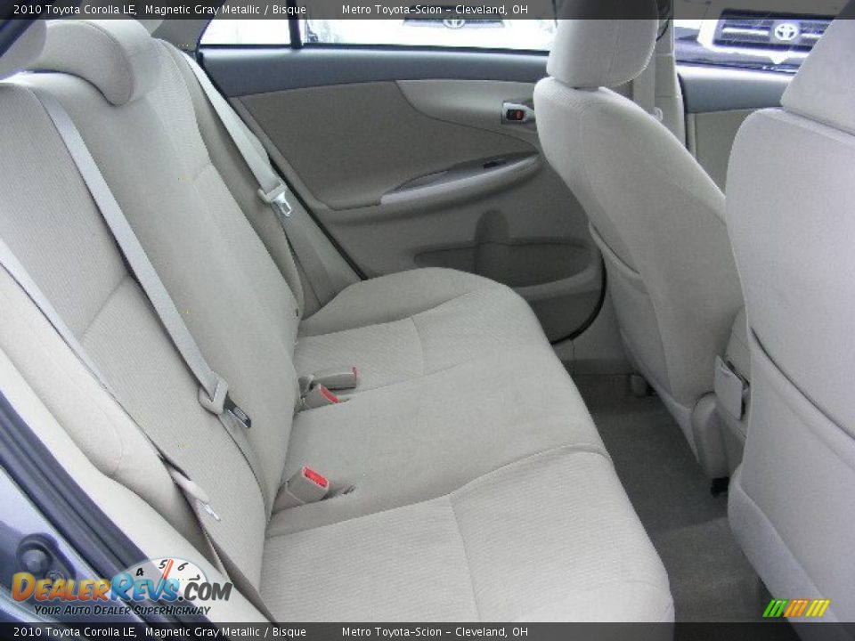 2010 Toyota Corolla LE Magnetic Gray Metallic / Bisque Photo #12