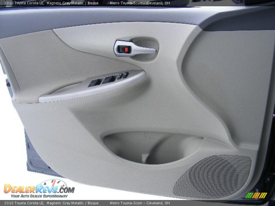 2010 Toyota Corolla LE Magnetic Gray Metallic / Bisque Photo #22