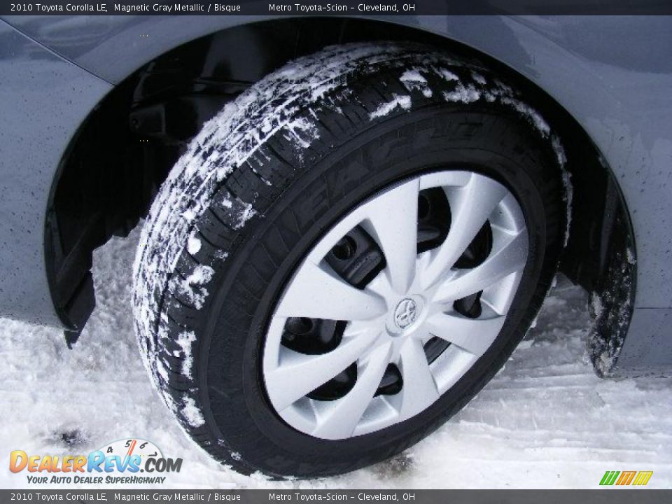 2010 Toyota Corolla LE Magnetic Gray Metallic / Bisque Photo #24