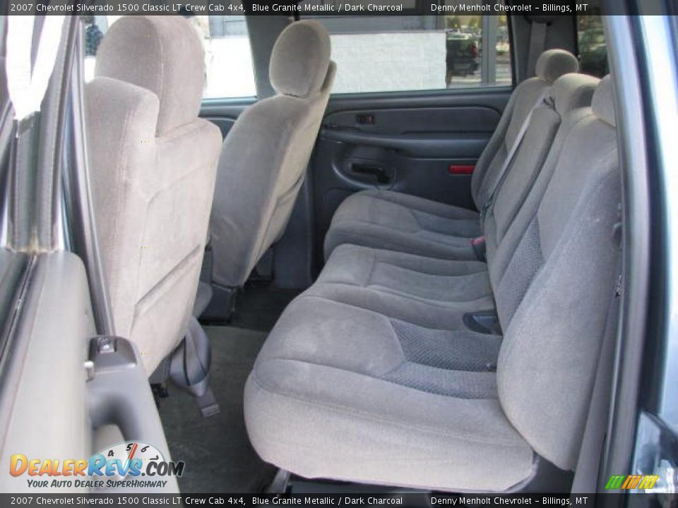 2007 Chevrolet Silverado 1500 Classic LT Crew Cab 4x4 Blue Granite Metallic / Dark Charcoal Photo #9