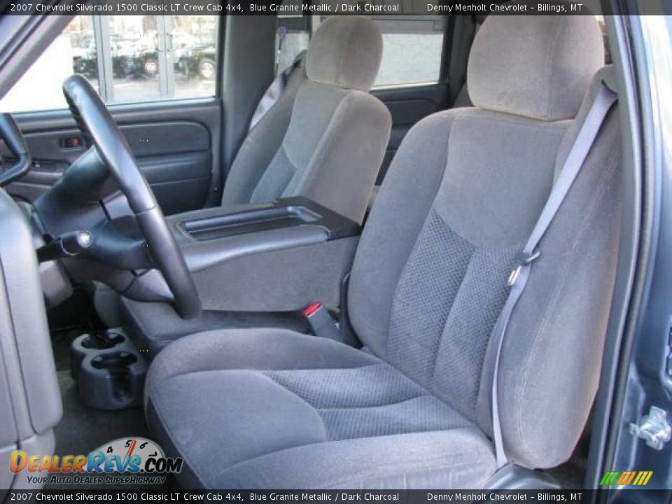 2007 Chevrolet Silverado 1500 Classic LT Crew Cab 4x4 Blue Granite Metallic / Dark Charcoal Photo #10