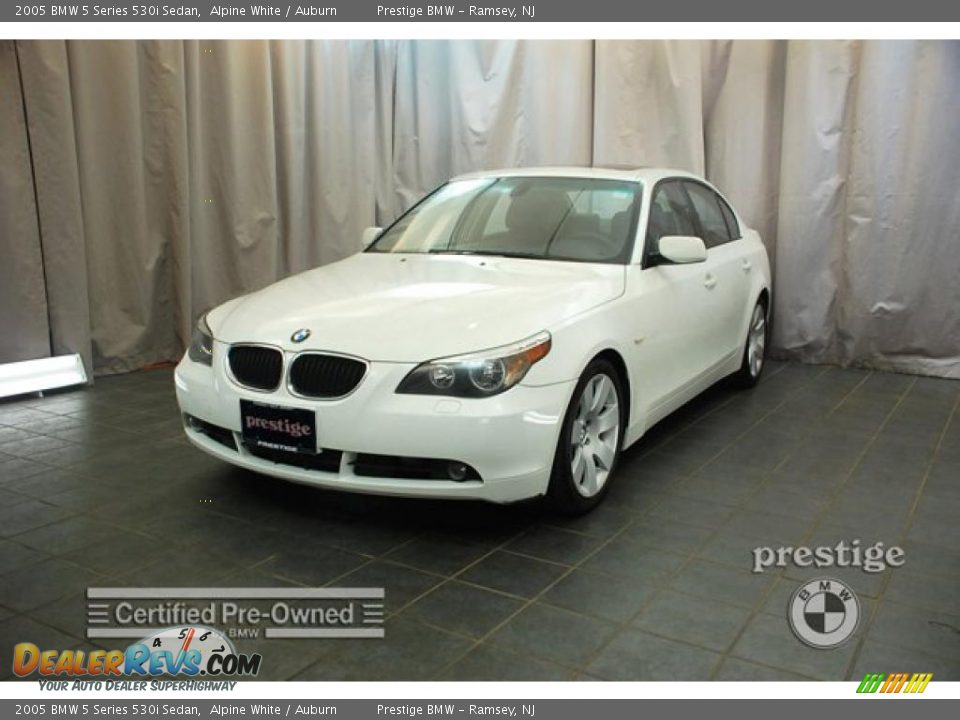 2005 BMW 5 Series 530i Sedan Alpine White / Auburn Photo #1