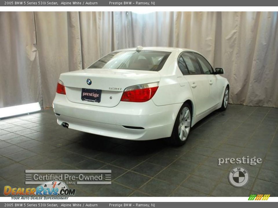 2005 BMW 5 Series 530i Sedan Alpine White / Auburn Photo #2