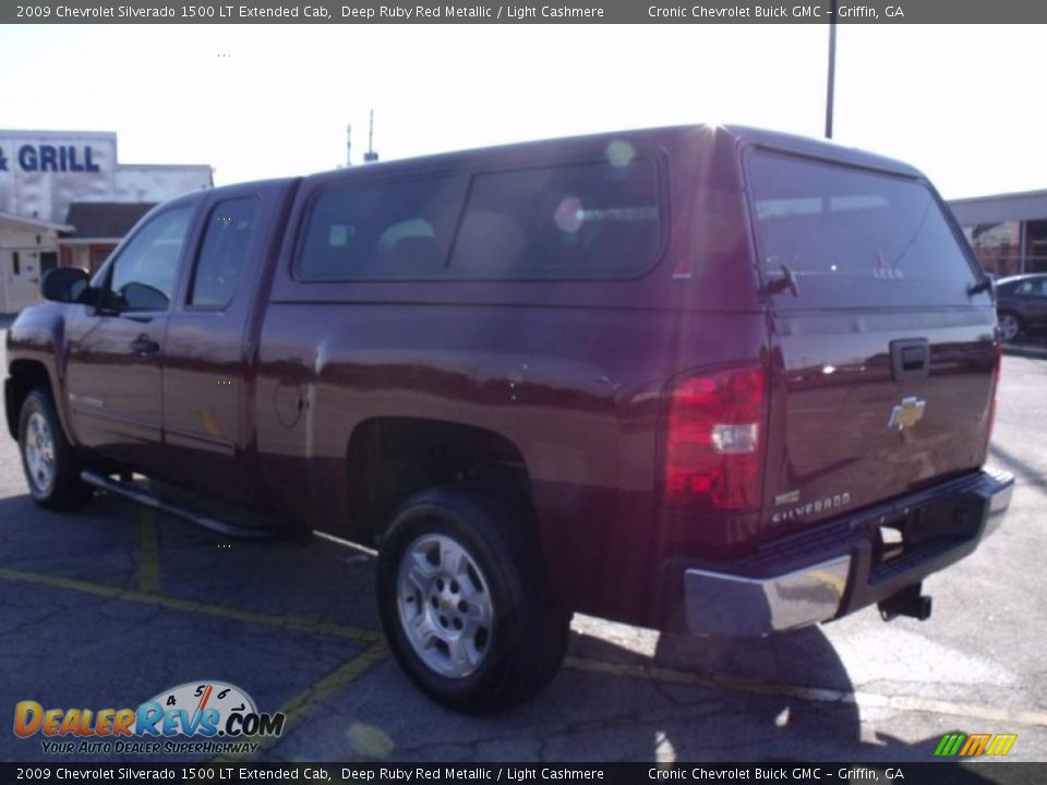 2009 Chevrolet Silverado 1500 LT Extended Cab Deep Ruby Red Metallic / Light Cashmere Photo #3