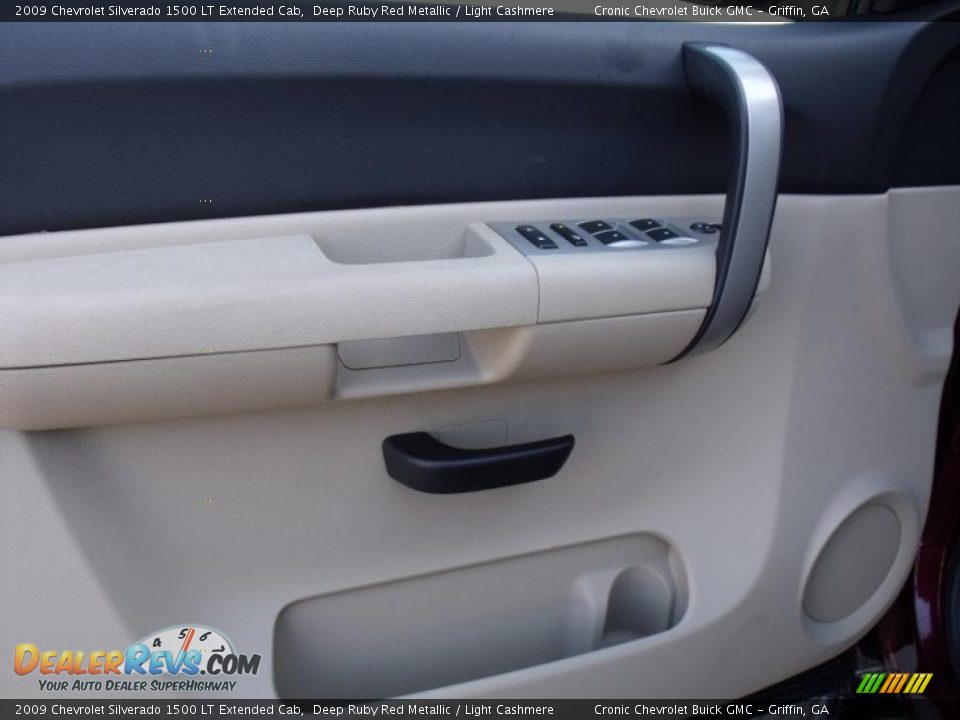 2009 Chevrolet Silverado 1500 LT Extended Cab Deep Ruby Red Metallic / Light Cashmere Photo #11