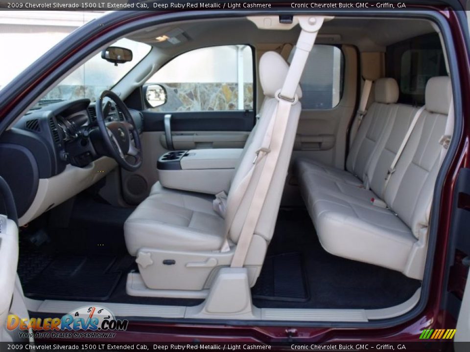 2009 Chevrolet Silverado 1500 LT Extended Cab Deep Ruby Red Metallic / Light Cashmere Photo #13