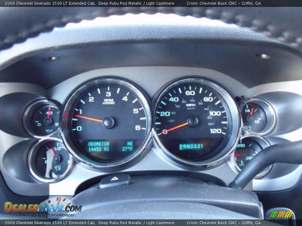 2009 Chevrolet Silverado 1500 LT Extended Cab Deep Ruby Red Metallic / Light Cashmere Photo #21