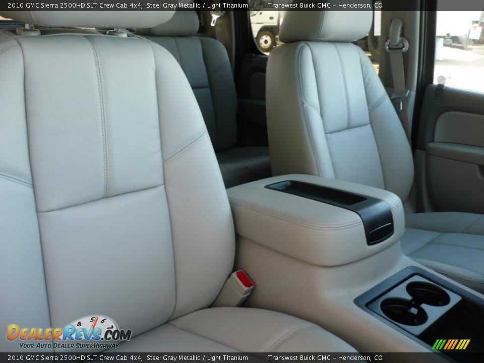 2010 GMC Sierra 2500HD SLT Crew Cab 4x4 Steel Gray Metallic / Light Titanium Photo #5