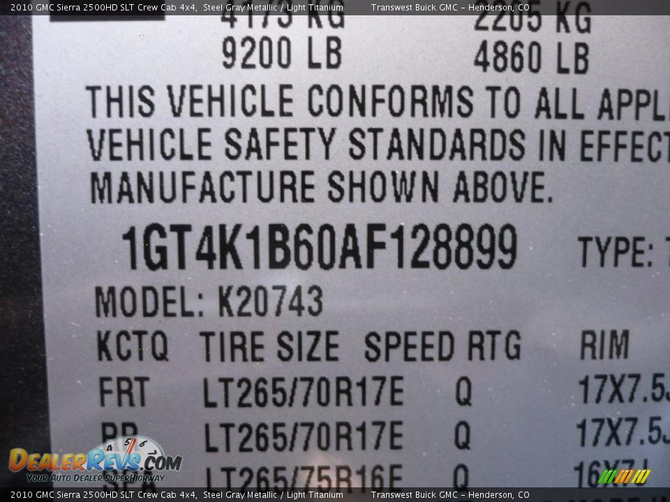2010 GMC Sierra 2500HD SLT Crew Cab 4x4 Steel Gray Metallic / Light Titanium Photo #10
