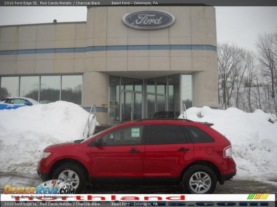 2010 Ford Edge SE Red Candy Metallic / Charcoal Black Photo #1