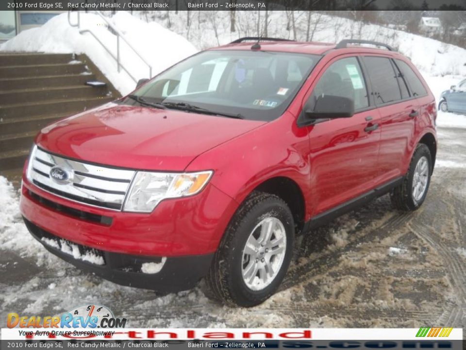 2010 Ford Edge SE Red Candy Metallic / Charcoal Black Photo #2