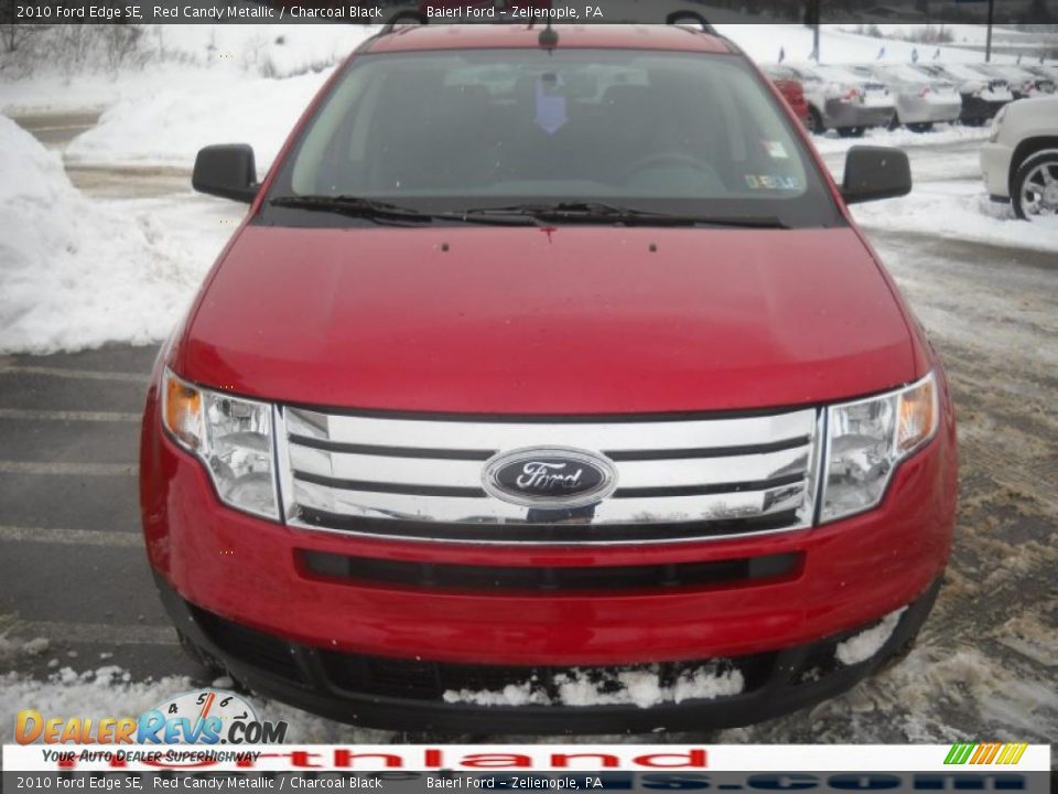 2010 Ford Edge SE Red Candy Metallic / Charcoal Black Photo #3