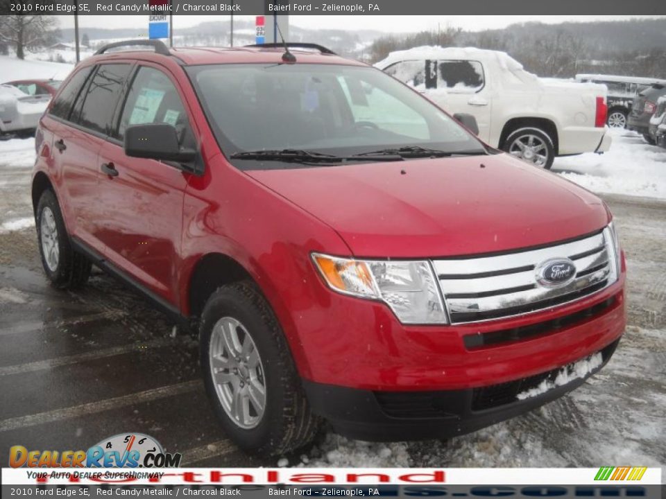 2010 Ford Edge SE Red Candy Metallic / Charcoal Black Photo #4