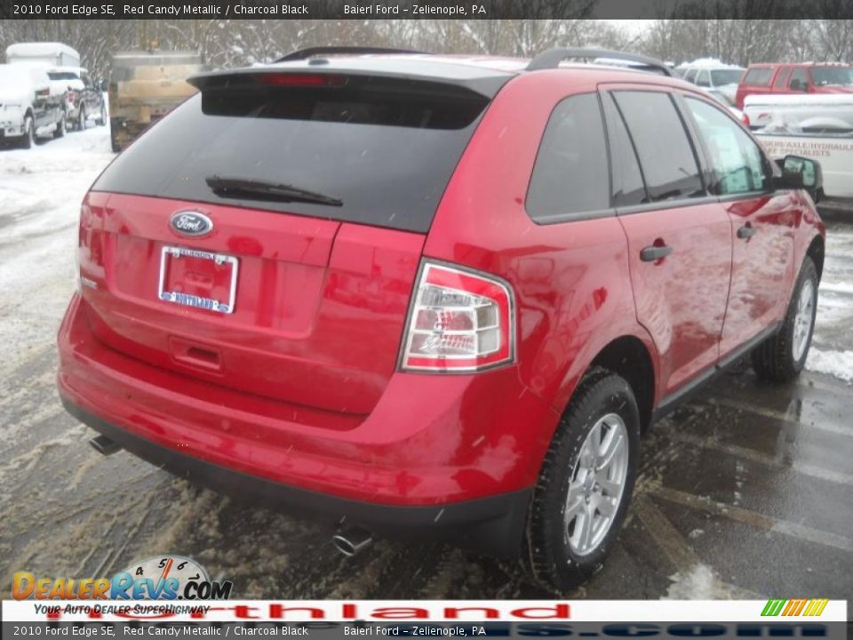 2010 Ford Edge SE Red Candy Metallic / Charcoal Black Photo #6
