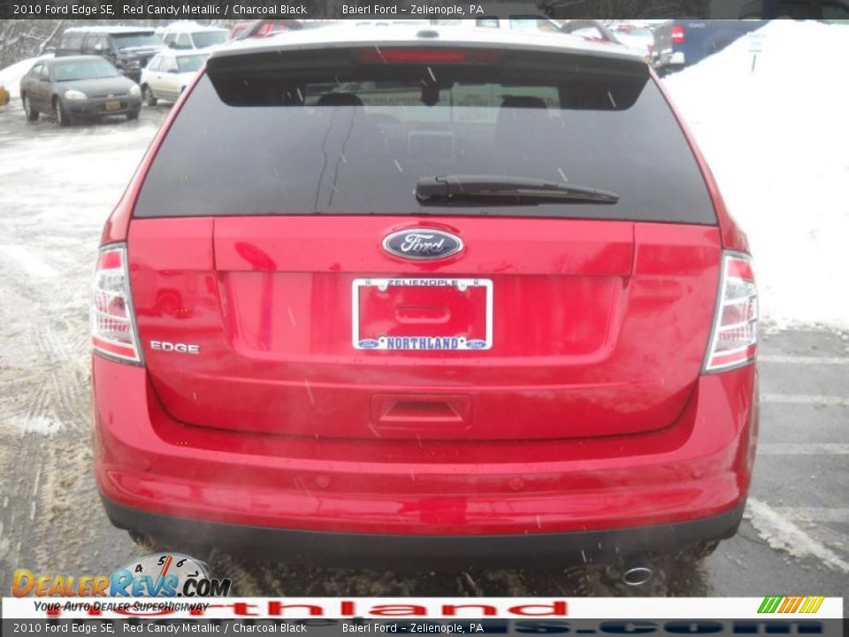 2010 Ford Edge SE Red Candy Metallic / Charcoal Black Photo #7