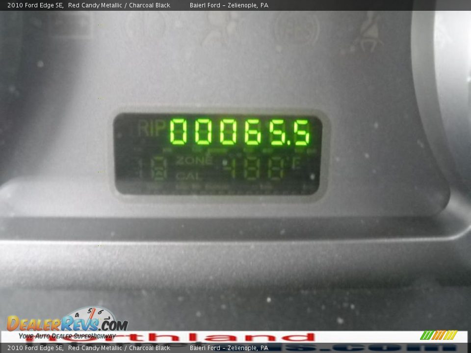2010 Ford Edge SE Red Candy Metallic / Charcoal Black Photo #20