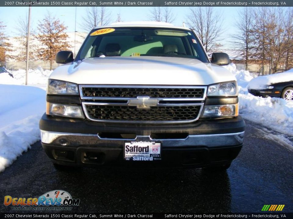 2007 Chevrolet Silverado 1500 Classic Regular Cab Summit White / Dark Charcoal Photo #2